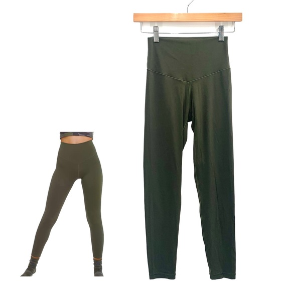 Offline by Aerie Army Green High Waisted Leggings Size Small - Picture 1 of 13